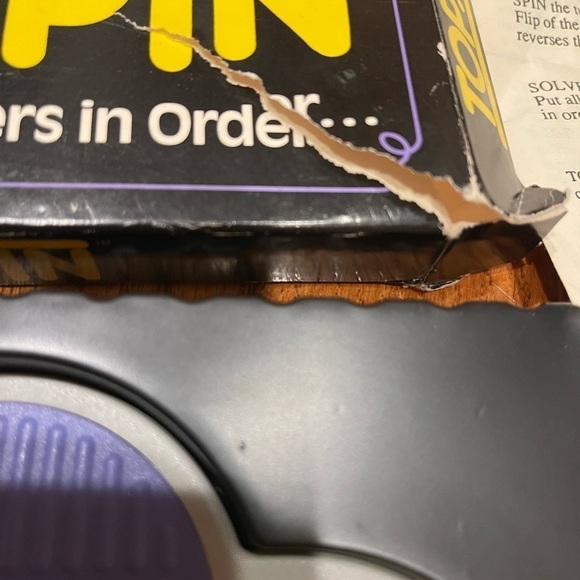 TOP SPIN Puzzle Brain Teaser Numbers Game Toy Binary Arts USA Made Vintage - Picture 5 of 9